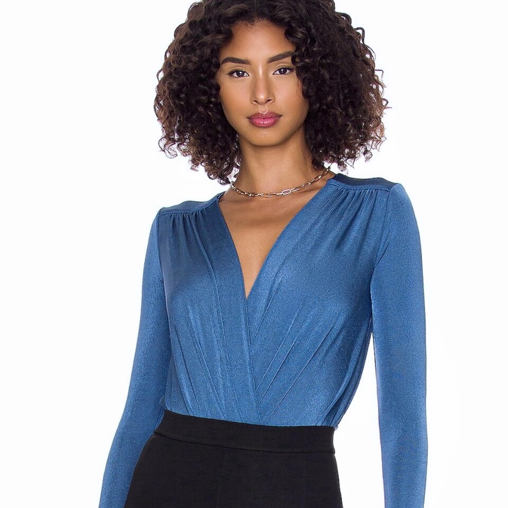 Free People Turnt Bodysuit XS Bodysuit - NWOT Blue XS